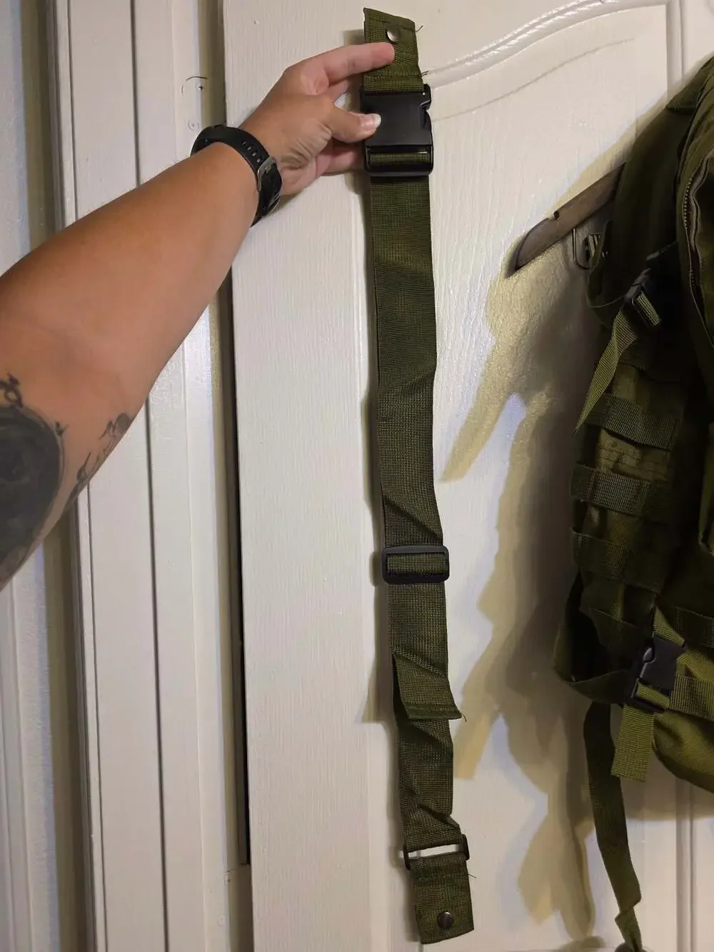Tactical Assault Molle Backpack Olive Green Outdoor Military Hiking Bag